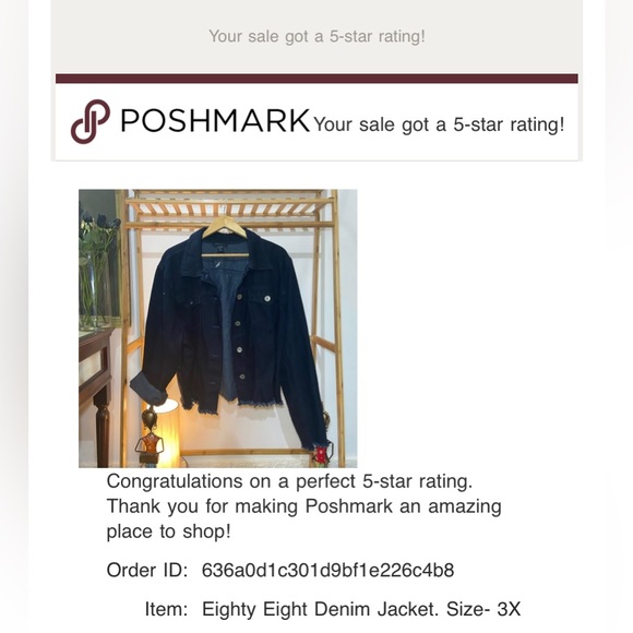 ⚫️Eighty Eight Denim Jacket. Size- 2X - Picture 11 of 11